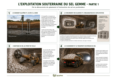 L'exploitation souterraine du sel gemme - partie 1